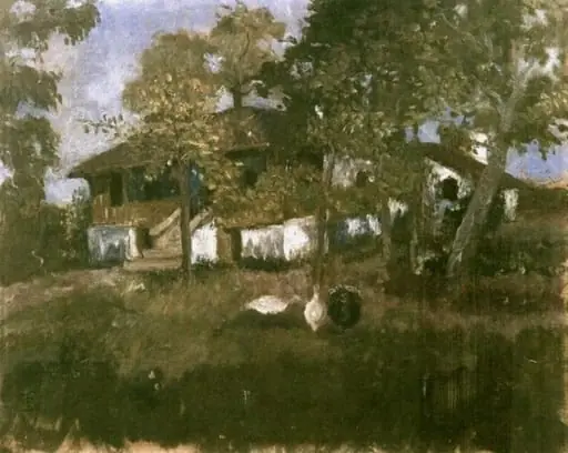 Case la Bucium, by Theodor Pallady