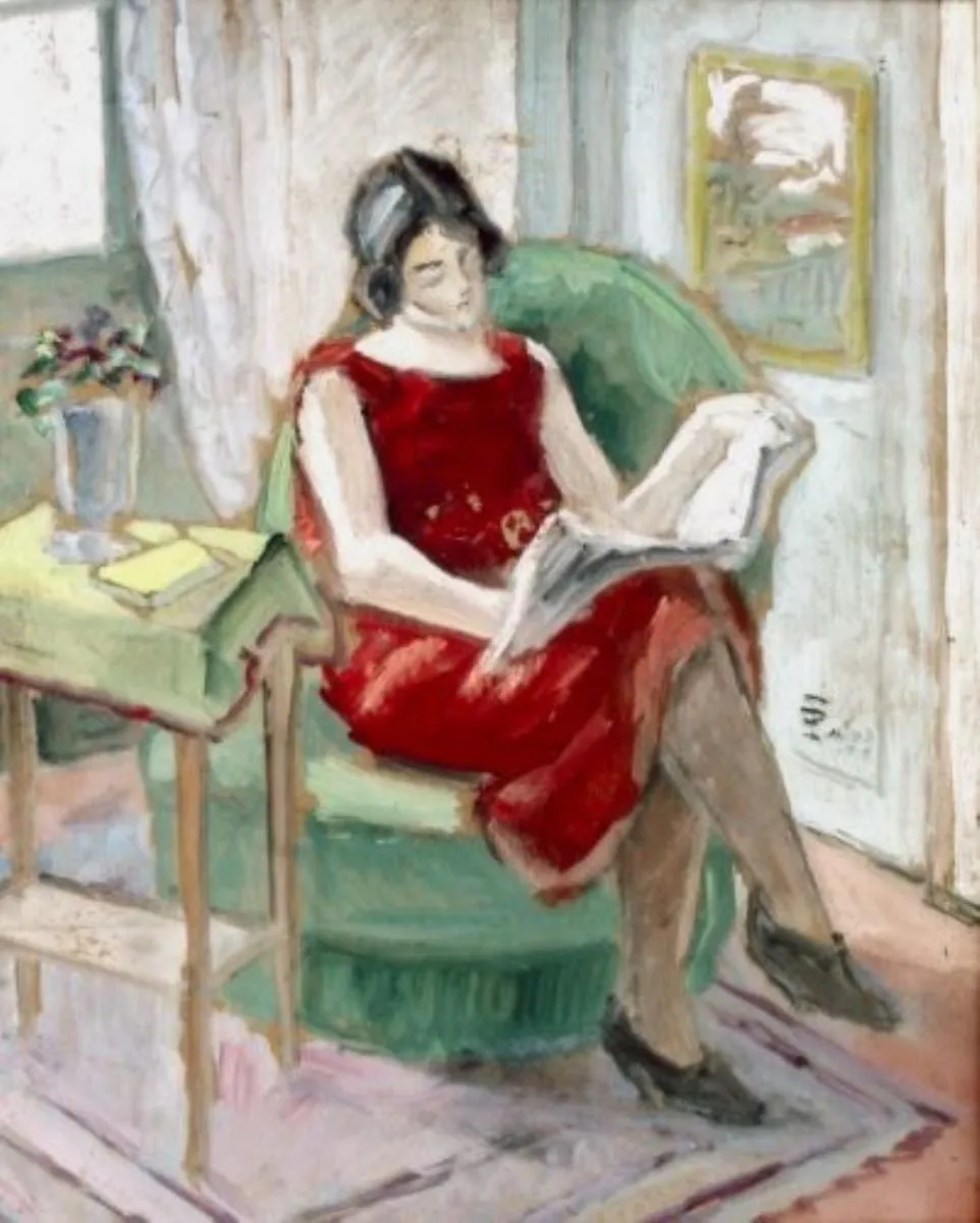 Fată citind, by Theodor Pallady, unspecified