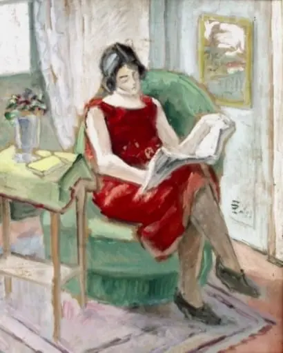 Fată citind, by Theodor Pallady