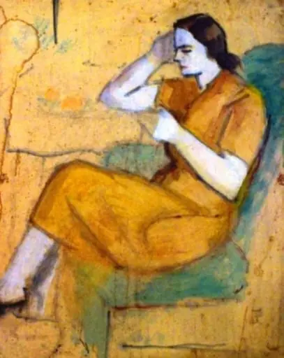 Femeie în galben, by Theodor Pallady