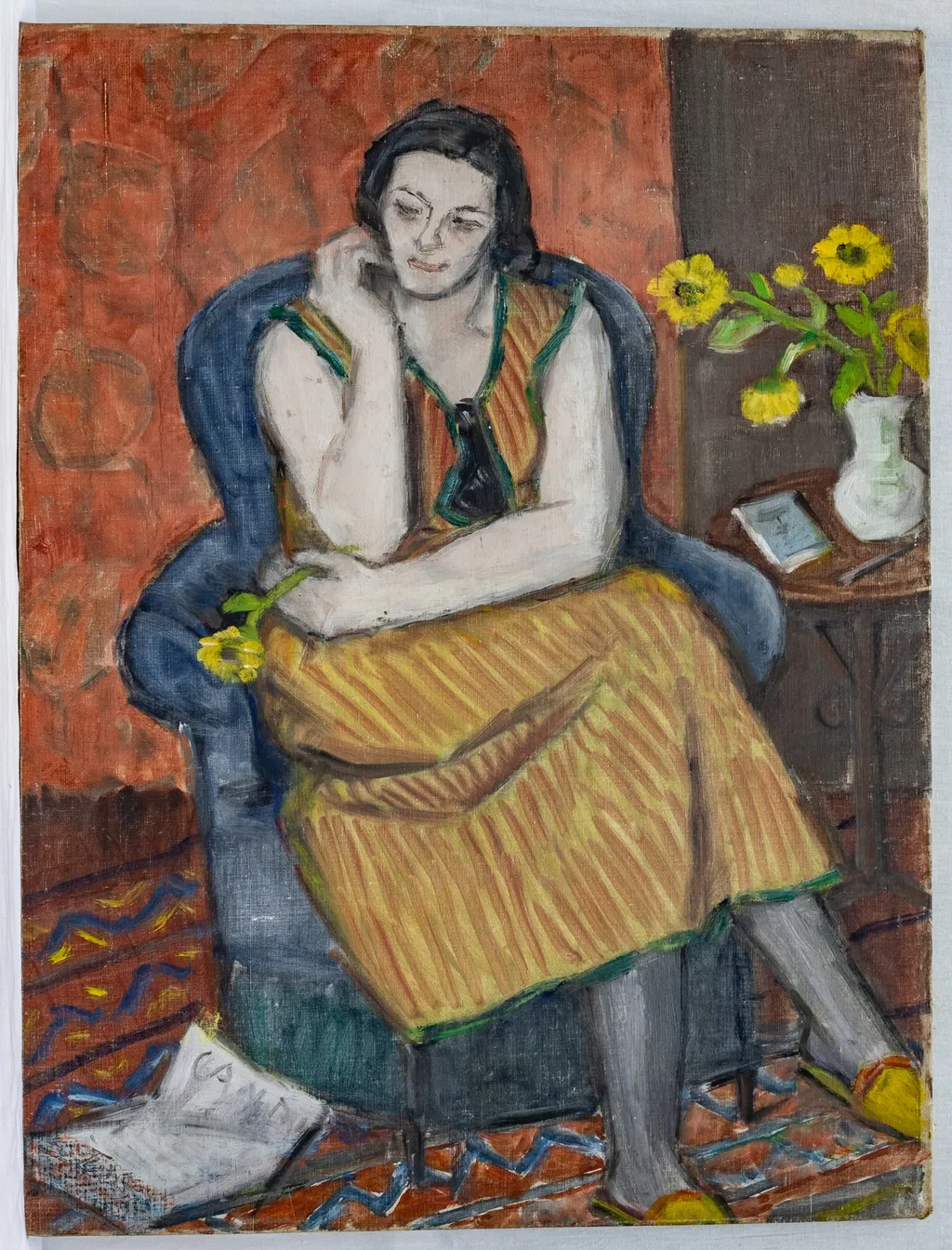 Femeie în interior, by Theodor Pallady, unspecified