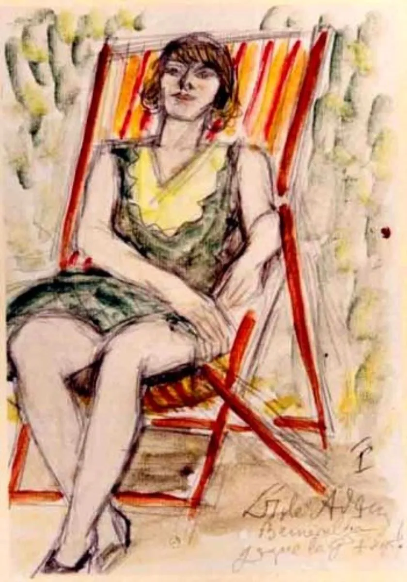 Femeie în șezlong, by Theodor Pallady, unspecified, 1927