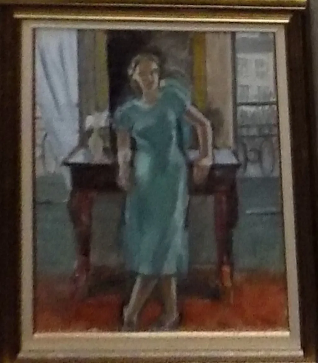 Femeie în verde, by Theodor Pallady, unspecified, 1949