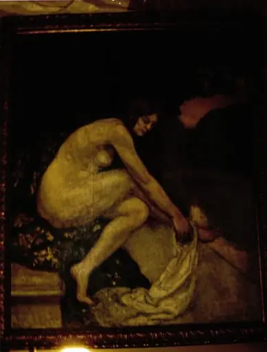 Femeie la baie, by Theodor Pallady