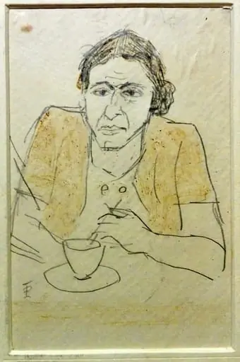 Femeie la cafenea, by Theodor Pallady