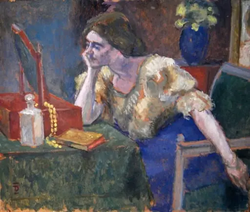 Femeie la oglindă, by Theodor Pallady