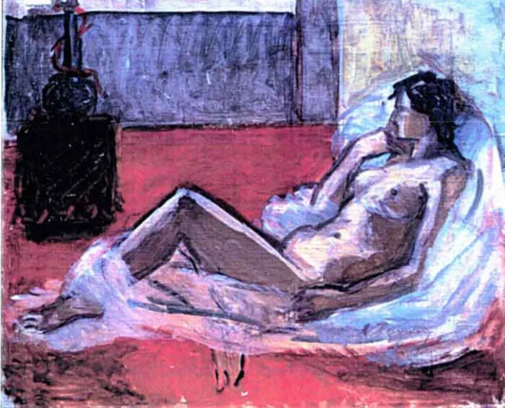 Femeie pe divan, by Theodor Pallady, unspecified, 1932