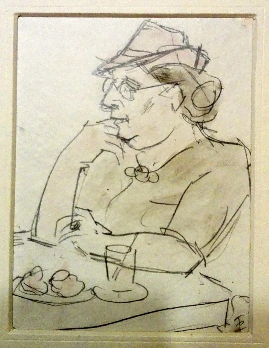 La cafenea, by Theodor Pallady, 1921