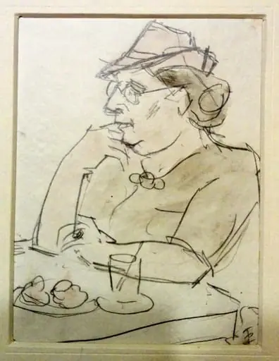 La cafenea, by Theodor Pallady