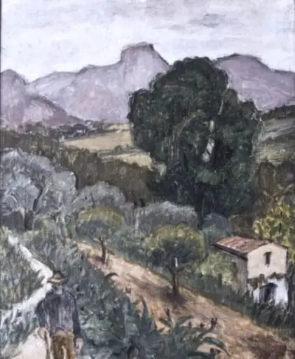 Muntele Sainte-Victoire, by Theodor Pallady