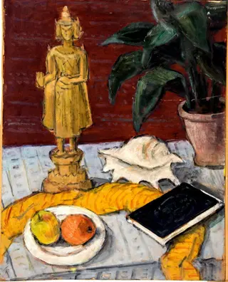 Natură moartă cu obiecte, by Theodor Pallady