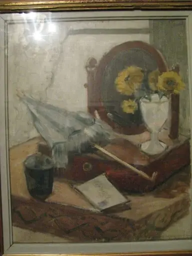 Natură moartă cu umbrelă, by Theodor Pallady