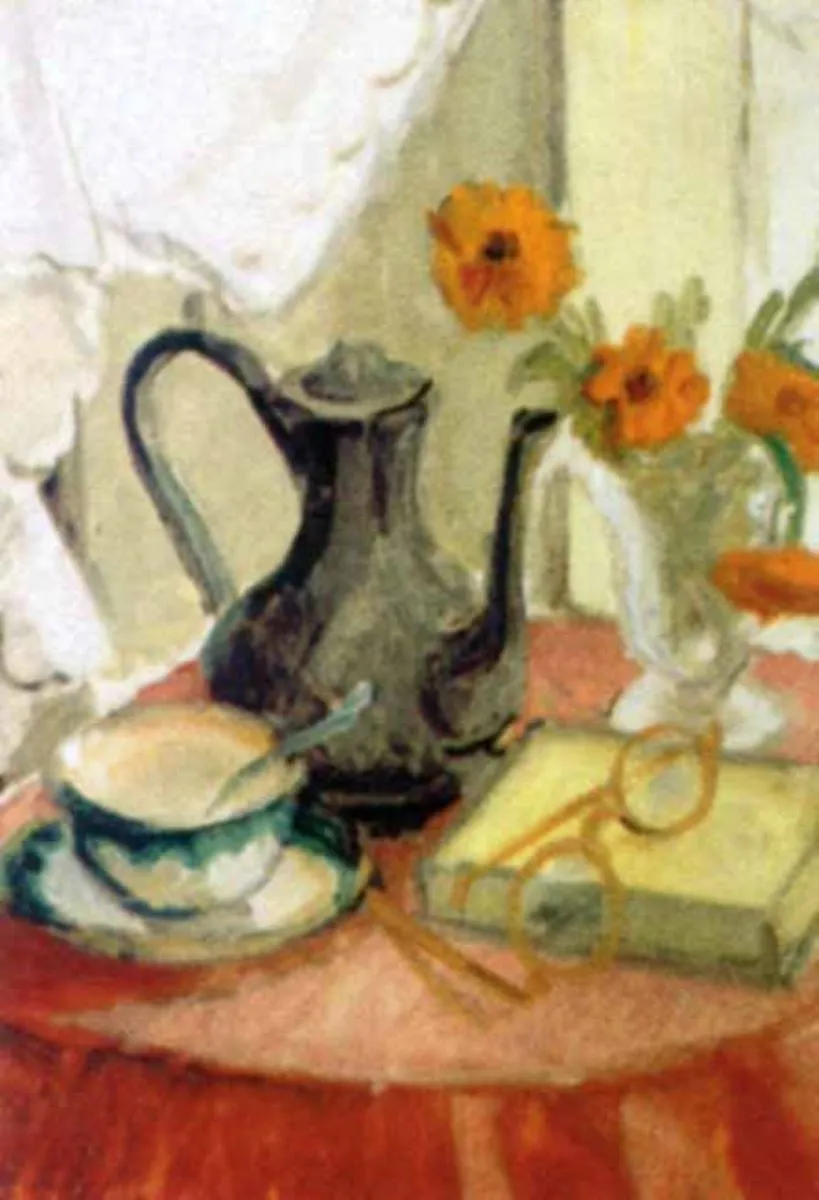 Natură statică (Ceainicul negru), by Theodor Pallady, unspecified