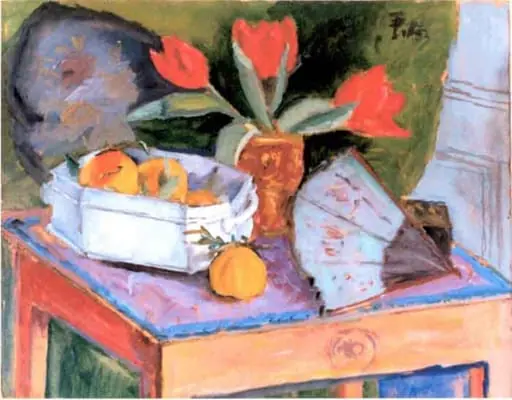 Natură statică cu lalele, by Theodor Pallady