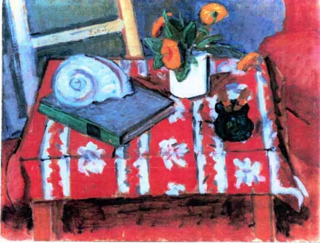 Natură statică cu melc, by Theodor Pallady, unspecified, 1921