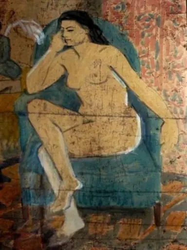 Nud în fotoliu, by Theodor Pallady