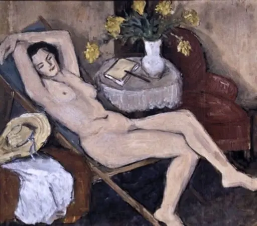 Nud pe chaise-longue, by Theodor Pallady