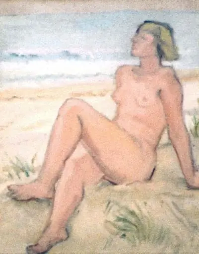 Nud pe plajă