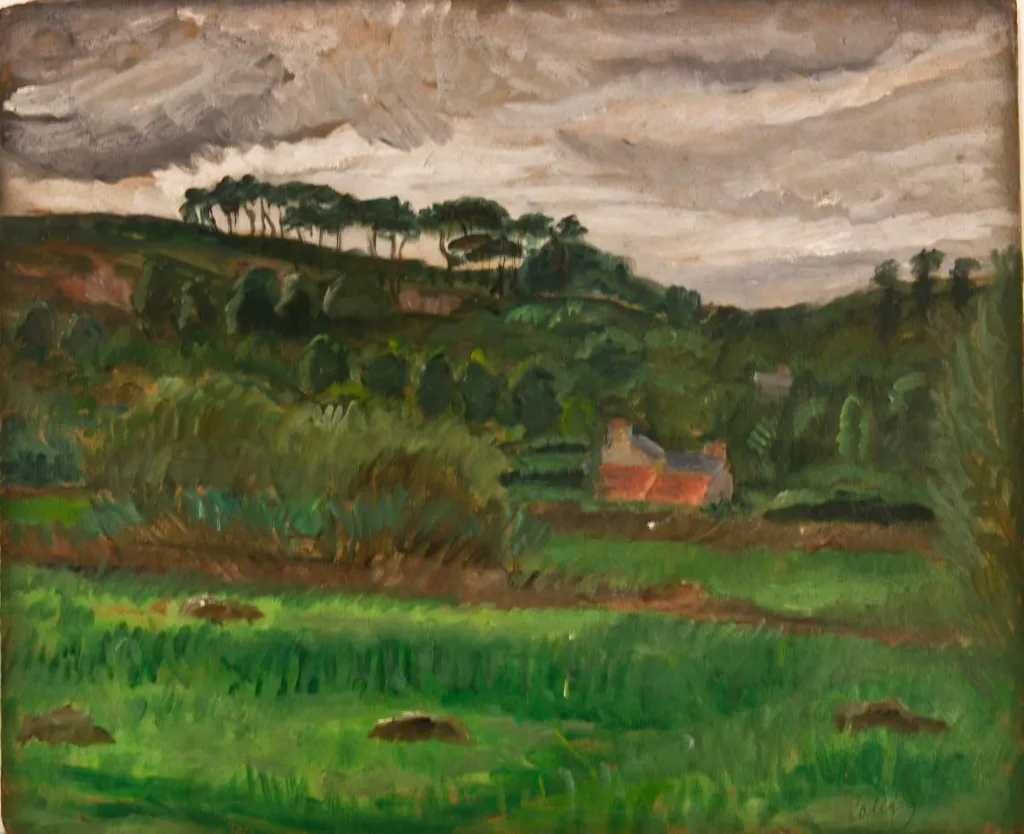 Pajiște și colină din Bretania, by Theodor Pallady, 1921