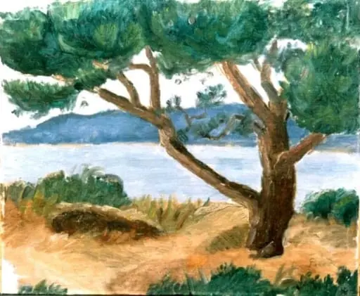 Peisaj din Franța, by Theodor Pallady