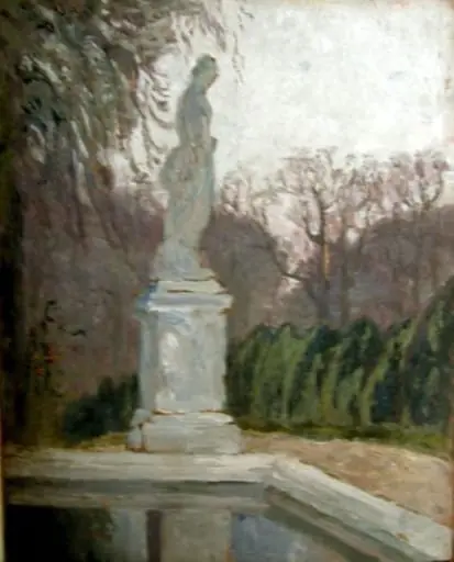 Peisaj din Grădina Luxemburg, by Theodor Pallady