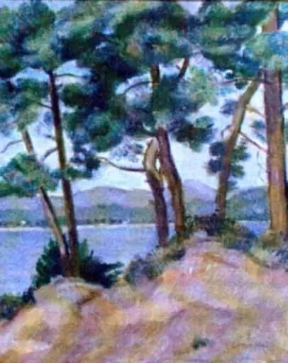 Peisaj din Longo Mai, by Theodor Pallady