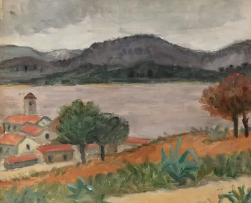 Peisaj din Saint Tropez, by Theodor Pallady