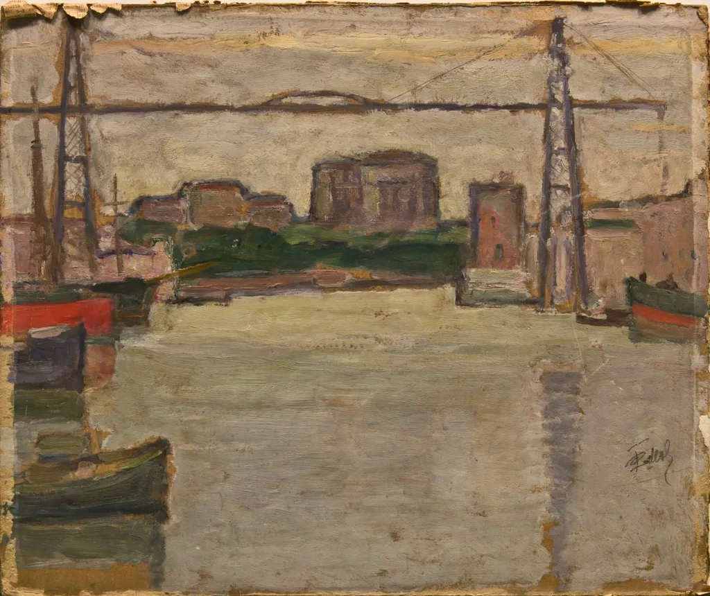 Peisaj la Marsilia, by Theodor Pallady, 1921