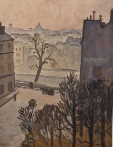 Peisaj la Paris – Place Dauphine