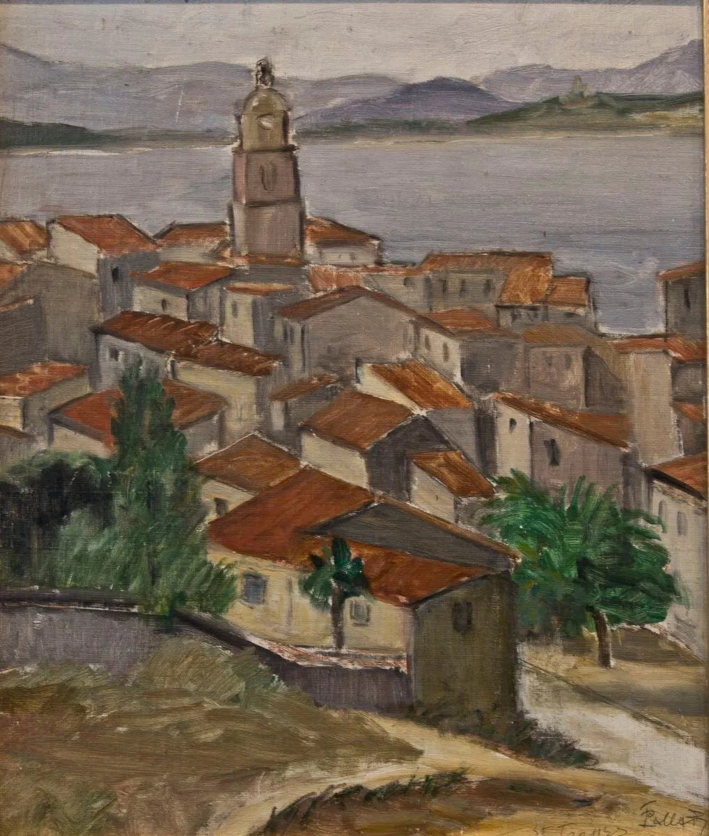 Peisaj la Saint-Tropez, by Theodor Pallady, 1921