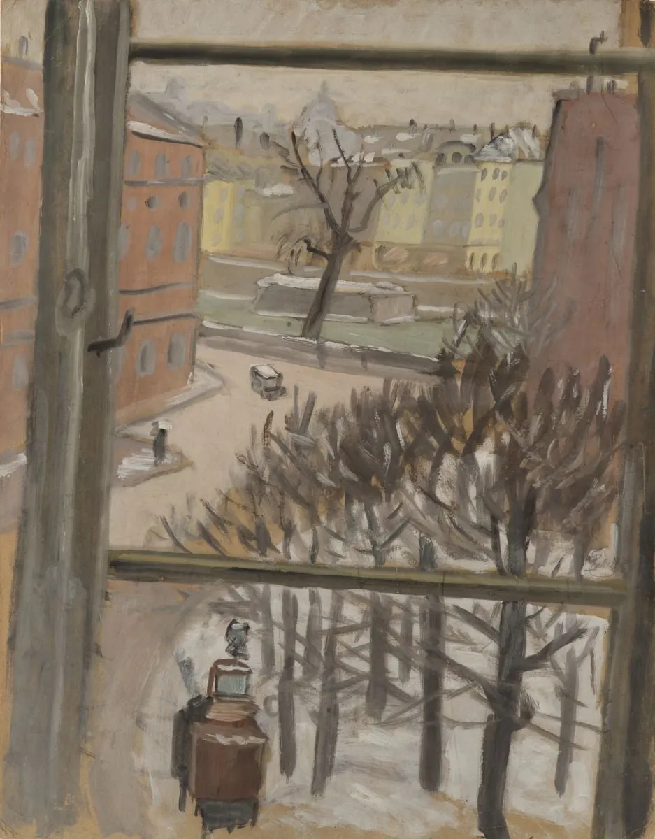 Place Dauphine - Paris, by Theodor Pallady, 1921