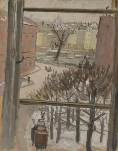 Place Dauphine - Paris, by Theodor Pallady