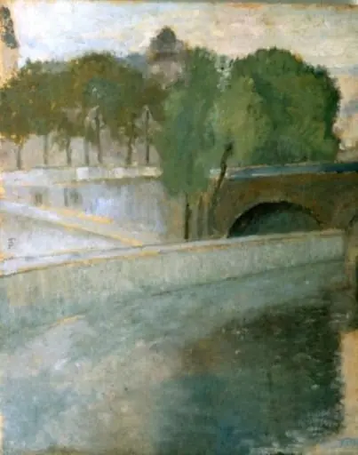 Pod peste Sena, by Theodor Pallady