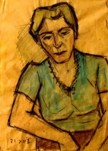 Portret de femeie, by Theodor Pallady