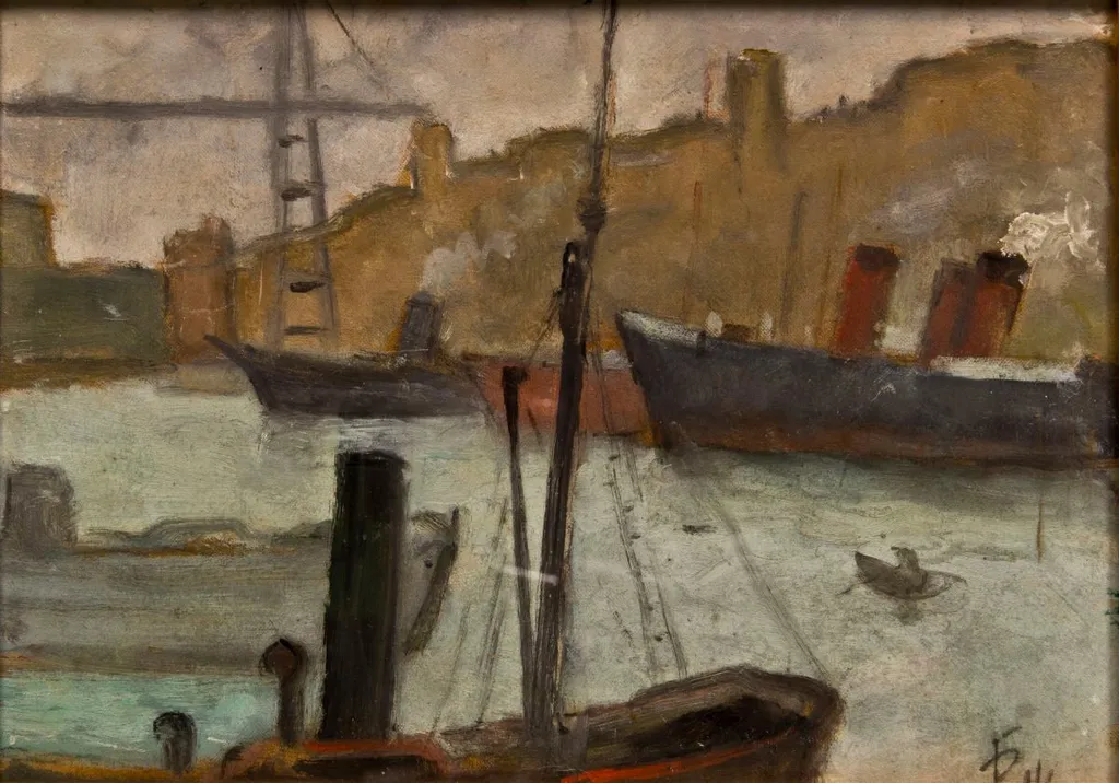 Vapoare la Marsilia, by Theodor Pallady, unspecified