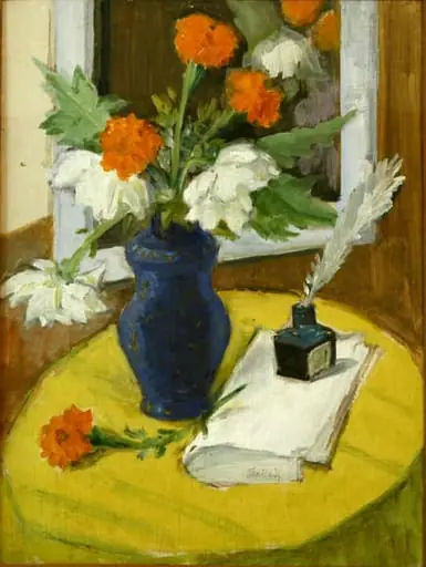 Vază cu flori, by Theodor Pallady