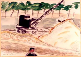 Vedere din Paris - Quai Voltaire, by Theodor Pallady, 1929