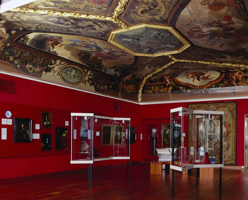 Ceiling with representations of Morning and Evening, by Theodor van der Schuer, oil, 1690