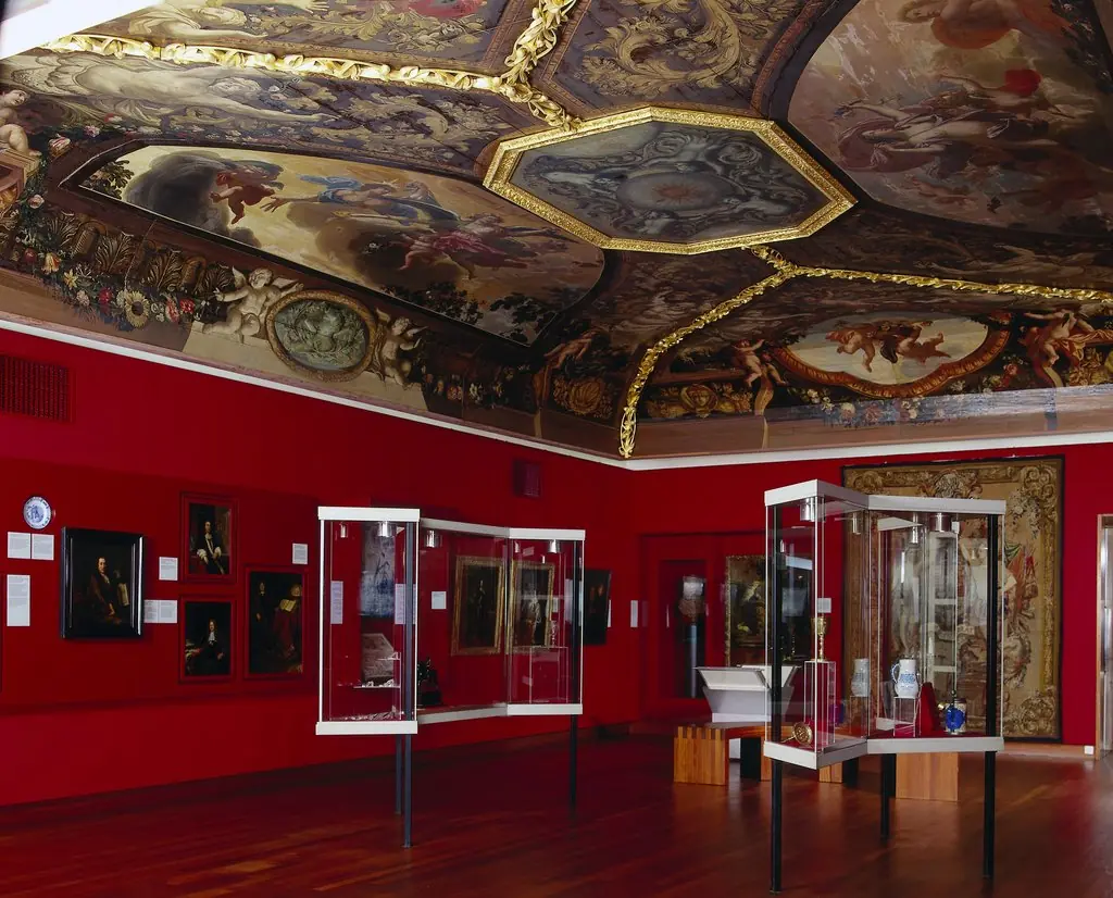 Ceiling with representations of Morning and Evening, by Theodor van der Schuer