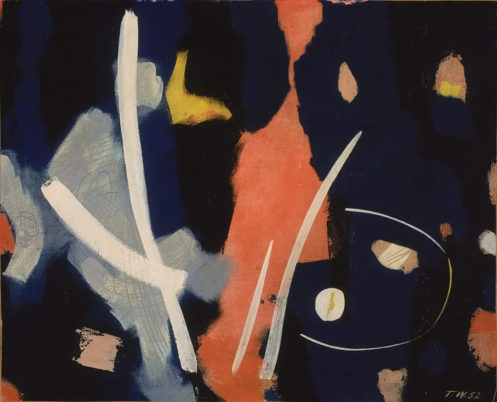 Untitled, by Theodor Werner, oil, 1952