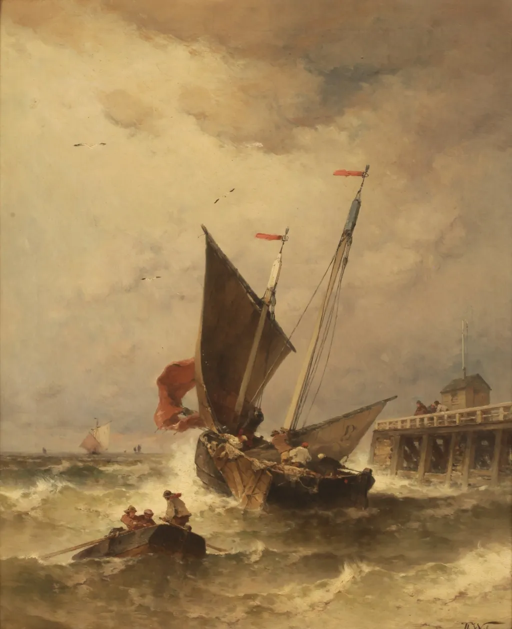 Marine, by Theodore Alexander Weber, unspecified, 1850