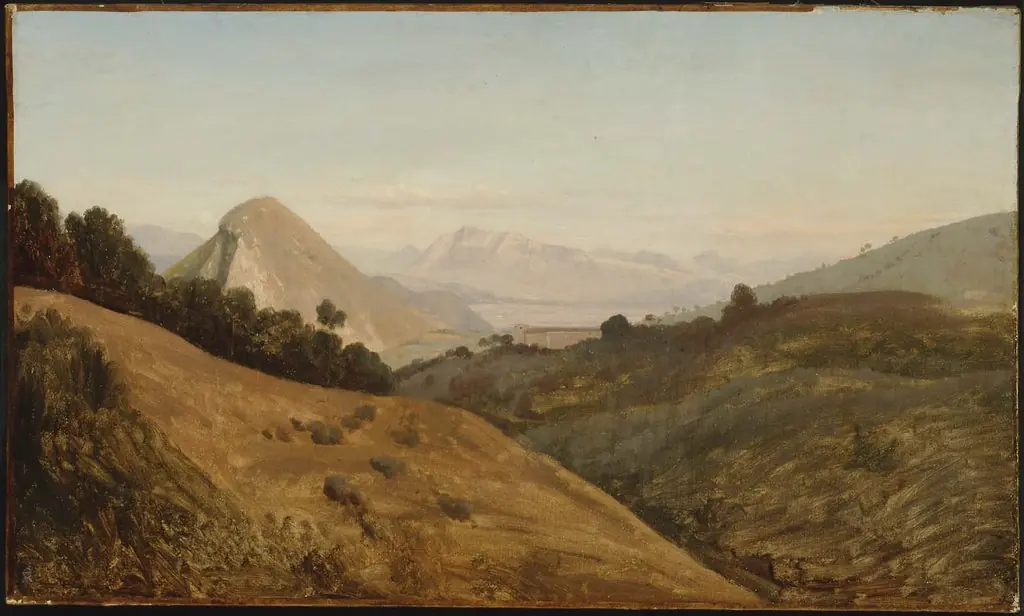 Italian Hills, by Théodore Caruelle d'Aligny
