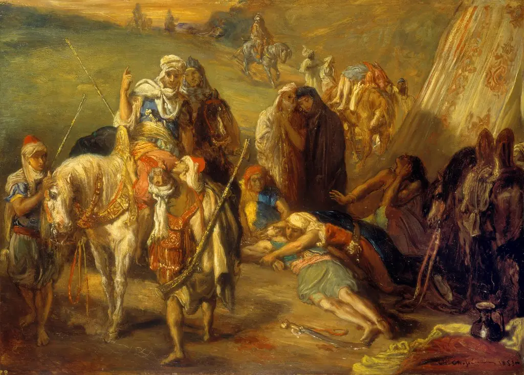 Recovery of Wounded Warriors, by Théodore Chassériau