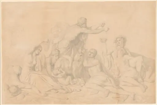 The Nursing of Jupiter, by Théodore Chassériau
