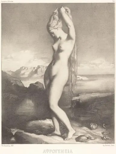 Venus Anadyomene, by Théodore Chassériau