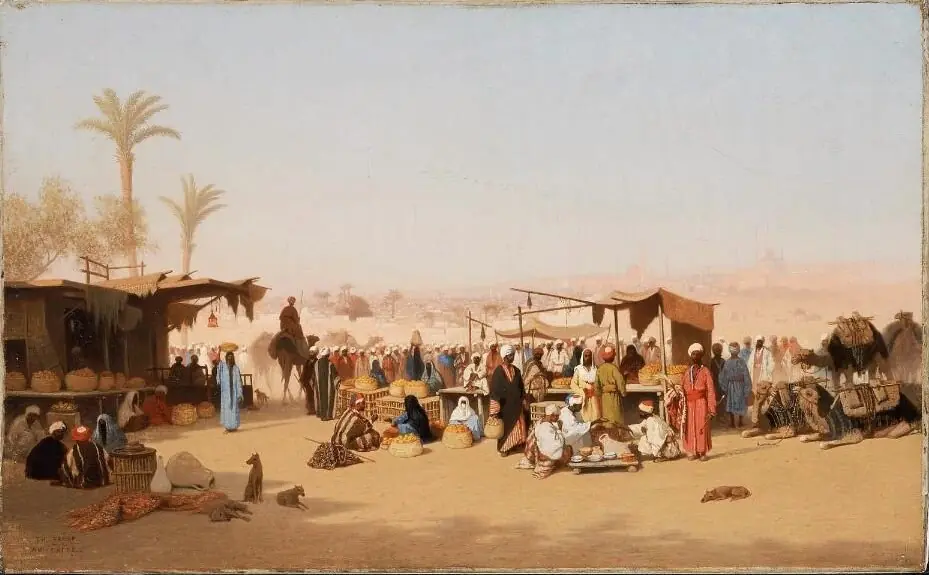 Scene in Cairo, by Théodore Frère