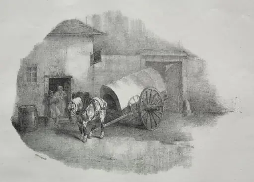 Cheval de charrette sorti des limons, by Théodore Géricault