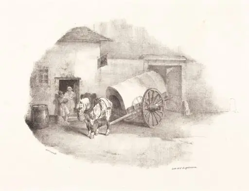 Cheval de charrette sorti des Limons, by Théodore Géricault
