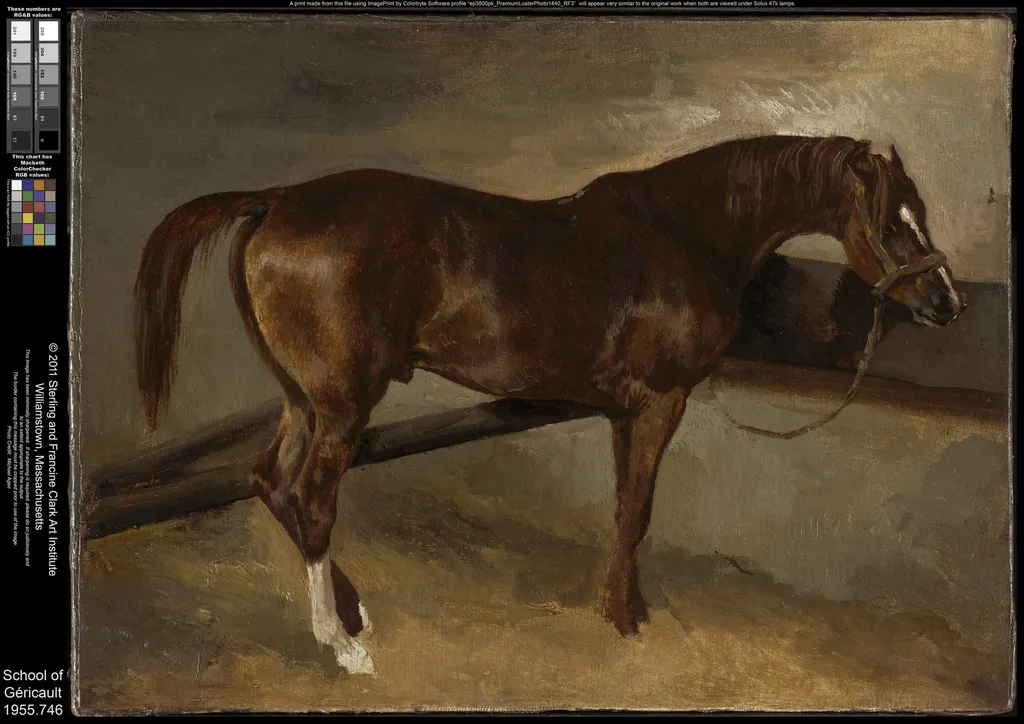 Dervish in His Stall, by Théodore Géricault, unspecified, 1820