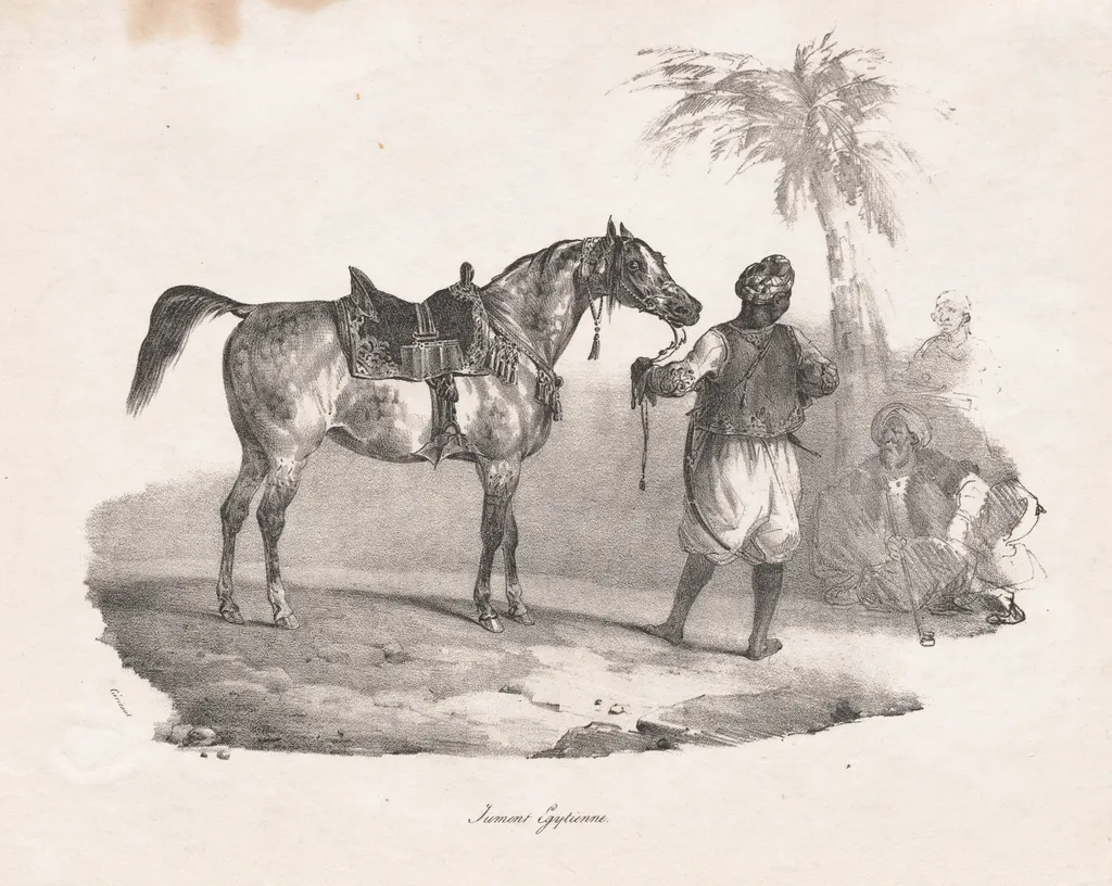 Egyptian Mare, by Théodore Géricault, 1822